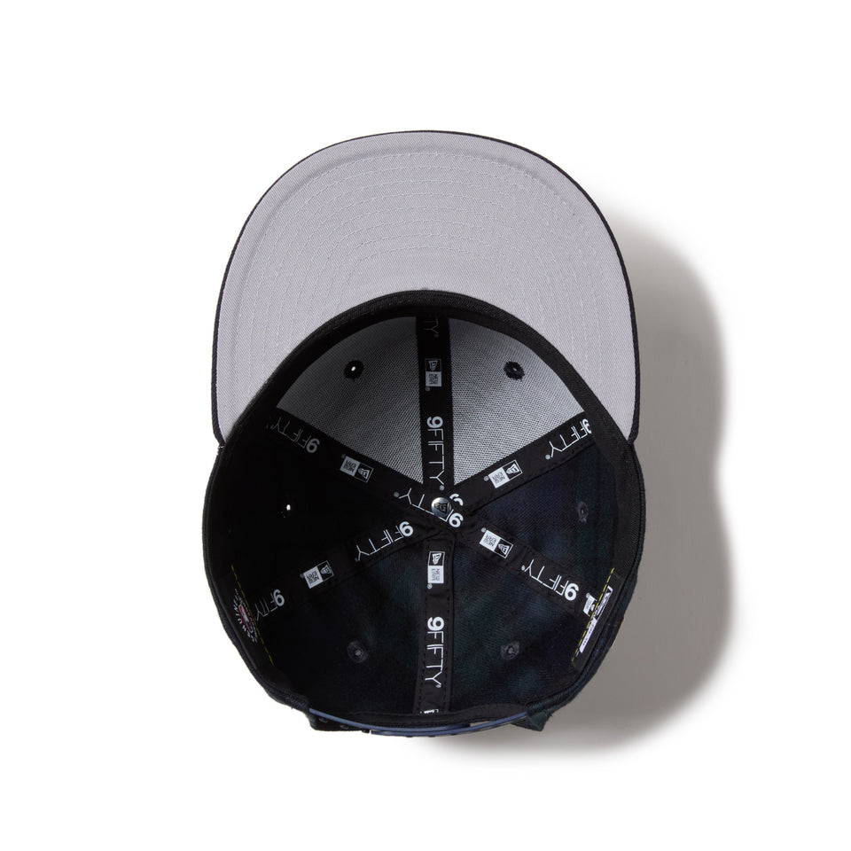 Youth 9FIFTY Powered by GORO NAKATSUGAWA（min-nano）ニューヨーク・ヤンキース ブラックウォッチ ネイビーバイザー