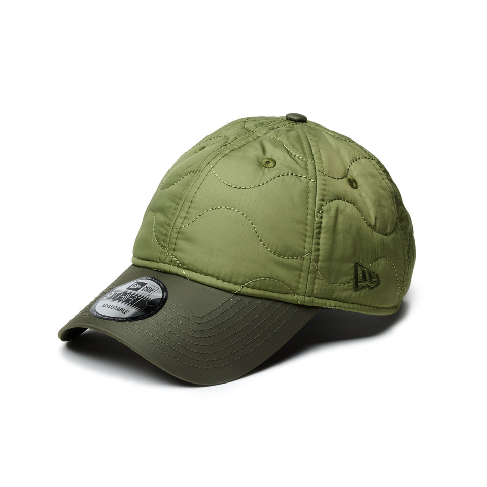 9THIRTY Powered by GORO NAKATSUGAWA（min-nano）キルティング エバーグリーン カーキバイザー