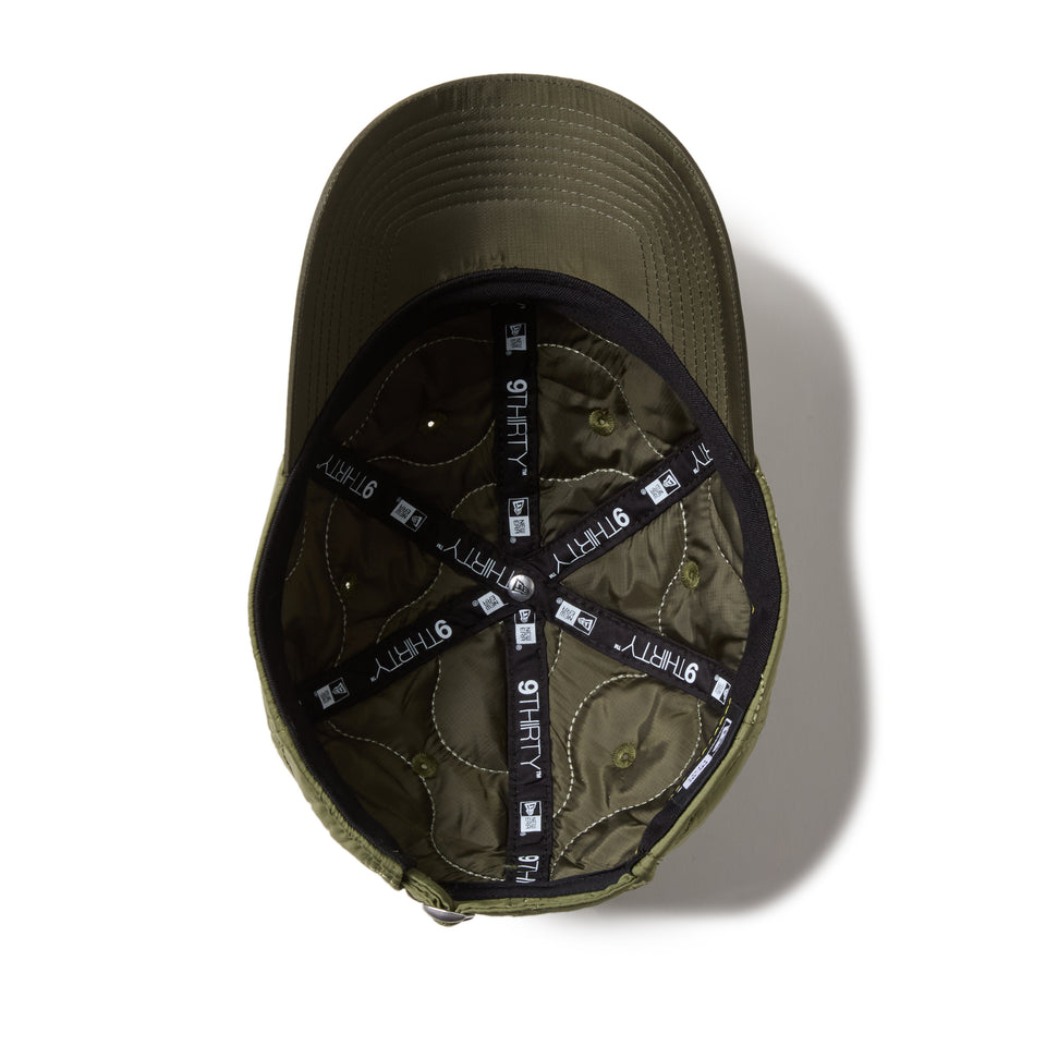 9THIRTY Powered by GORO NAKATSUGAWA（min-nano）キルティング エバーグリーン カーキバイザー