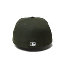 59FIFTY Powered by GORO NAKATSUGAWA（min-nano）オークランド・アスレチックス ダークシーウィード ブラウンバイザー