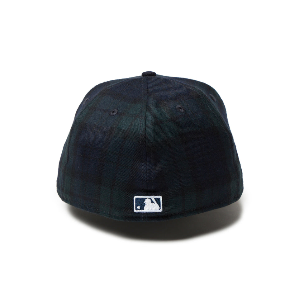 59FIFTY Powered by GORO NAKATSUGAWA（min-nano）ニューヨーク・ヤンキース ブラックウォッチ ネイビーバイザー