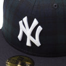 59FIFTY Powered by GORO NAKATSUGAWA（min-nano）ニューヨーク・ヤンキース ブラックウォッチ ネイビーバイザー