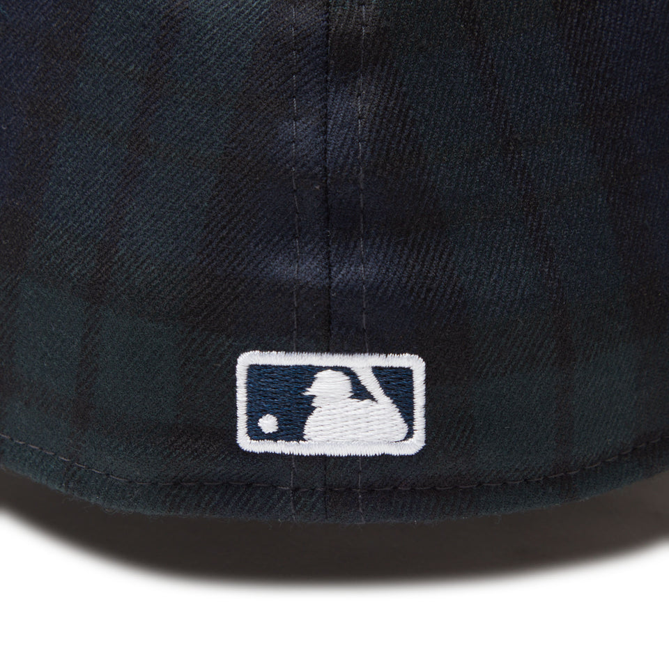 59FIFTY Powered by GORO NAKATSUGAWA（min-nano）ニューヨーク・ヤンキース ブラックウォッチ ネイビーバイザー