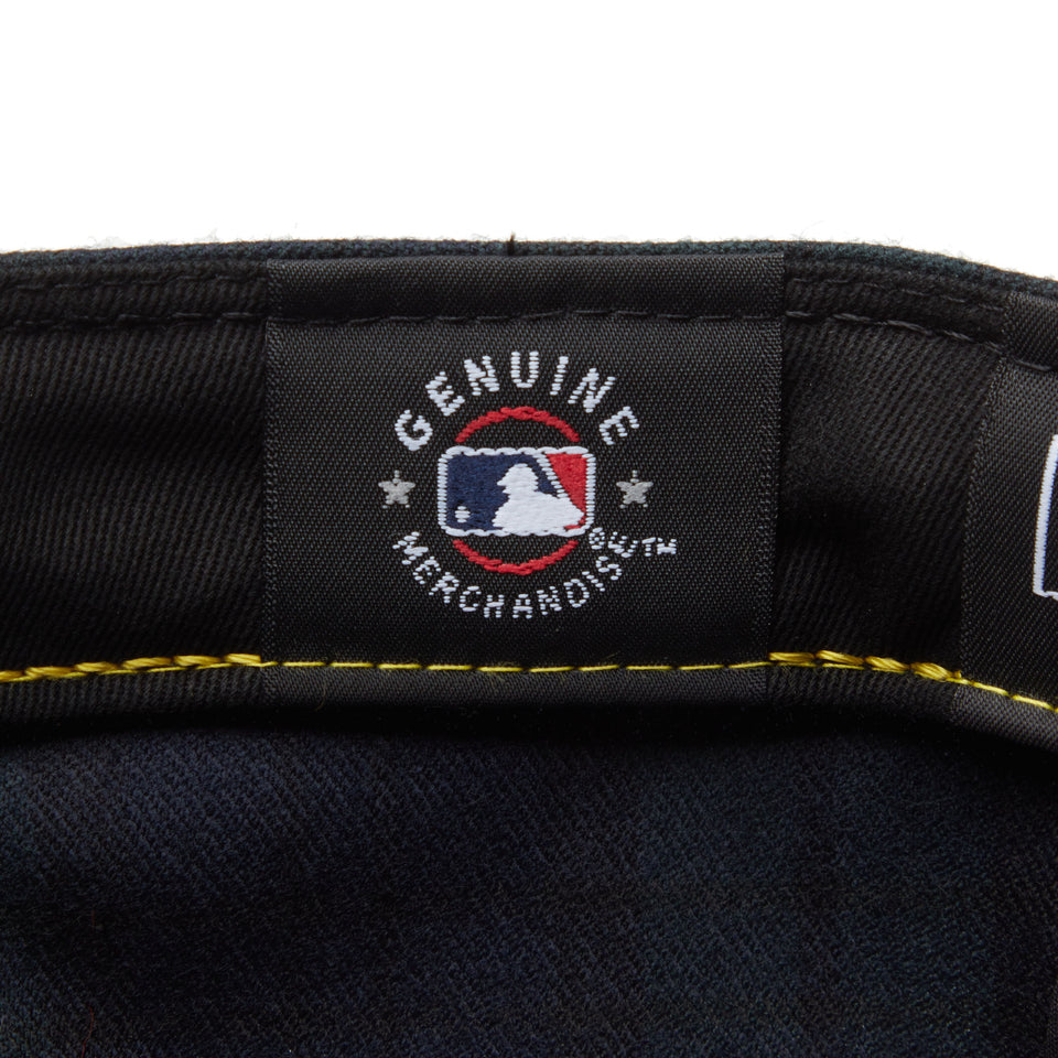 59FIFTY Powered by GORO NAKATSUGAWA（min-nano）ニューヨーク・ヤンキース ブラックウォッチ ネイビーバイザー