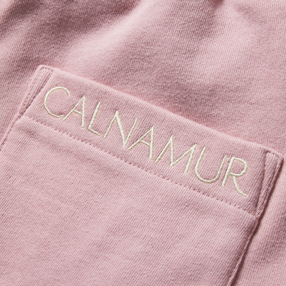 裏毛 オーバーサイズド スウェット パンツ CALNAMUR カルナムール ピンクルージュ