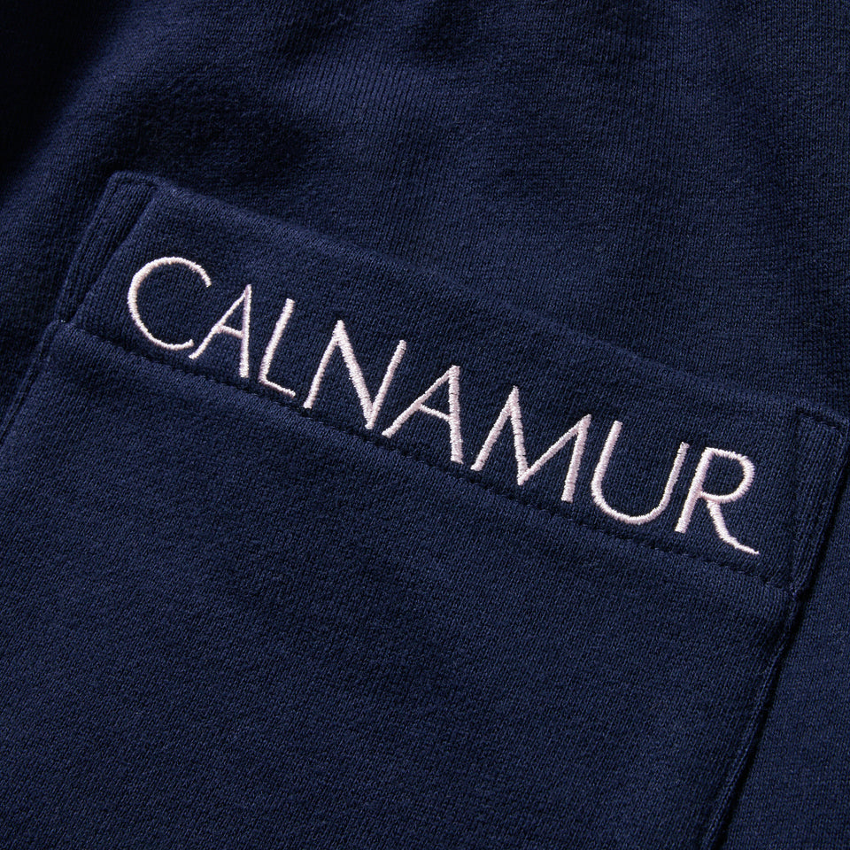 裏毛 オーバーサイズド スウェット パンツ CALNAMUR カルナムール ネイビー