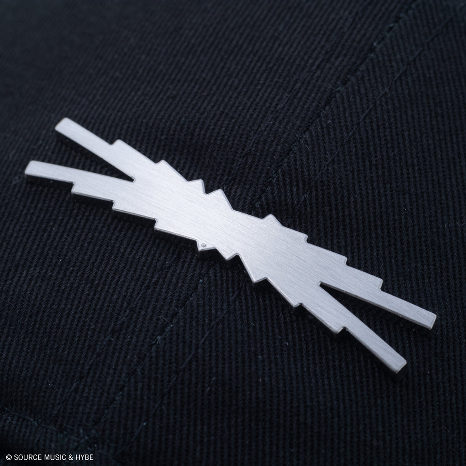 9FORTY LE SSERAFIM Metal Logo ブラック
