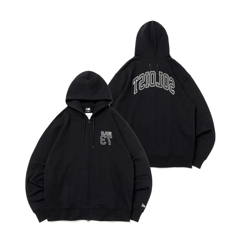 裏毛 スウェット フルジップフーディー TAKAHIROMIYASHITATheSoloist. SS25 ブラック | NEW ERA ニューエラ公式オンラインストア