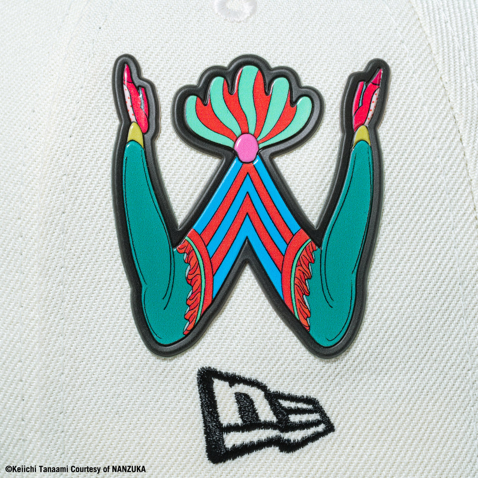 59FIFTY KEIICHI TANAAMI 田名網敬一 クロームホワイト ブラックバイザー