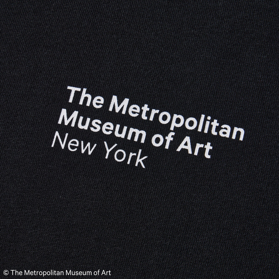 半袖 オーバーサイズド コットン Tシャツ The Met ブラック