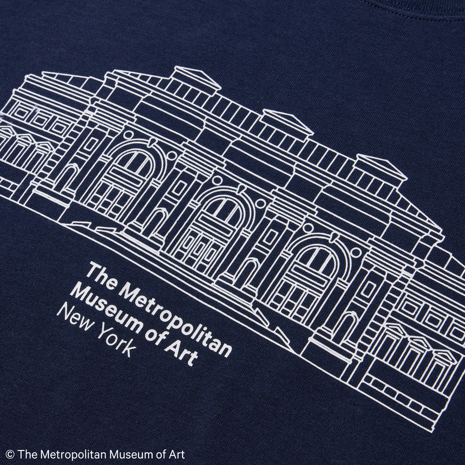 半袖 コットン Tシャツ The Met ミュージアム ネイビー レギュラーフィット