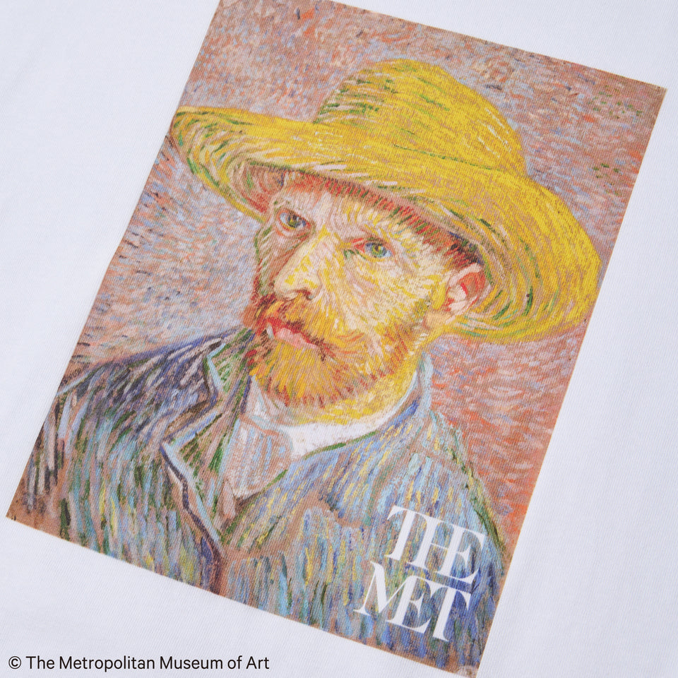 半袖 コットン Tシャツ The Met フィンセント・ファン・ゴッホ ホワイト レギュラーフィット