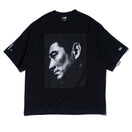 半袖 オーバーサイズド コットン Tシャツ 高倉健 × 永楽屋 ブラック