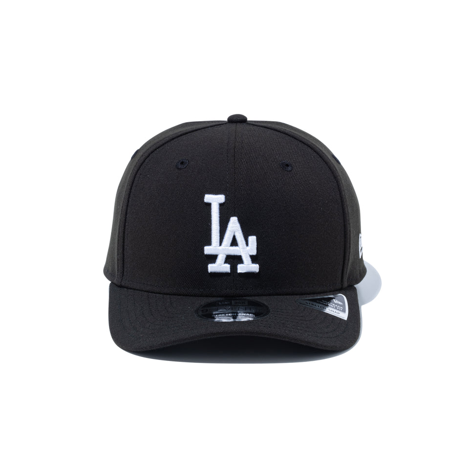 9SEVENTY ストレッチスナップ ロサンゼルス・ドジャース ブラック × ホワイト
