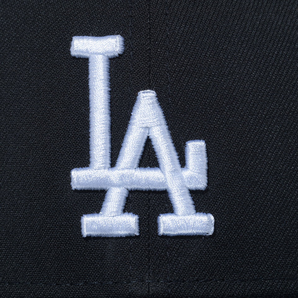 9SEVENTY ストレッチスナップ ロサンゼルス・ドジャース ブラック × ホワイト