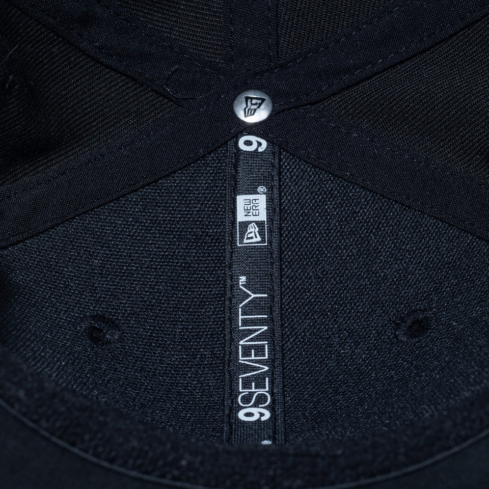 9SEVENTY ストレッチスナップ ロサンゼルス・ドジャース ブラック × ホワイト