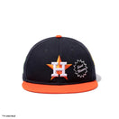 RC 9FIFTY ©SAINT Mxxxxxx × MLB ヒューストン・アストロズ ネイビー オレンジバイザー