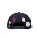 RC 9FIFTY ©SAINT Mxxxxxx × MLB ヒューストン・アストロズ ネイビー オレンジバイザー