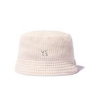 ニットバケット Y's SS25 アウトラインロゴ ストーン