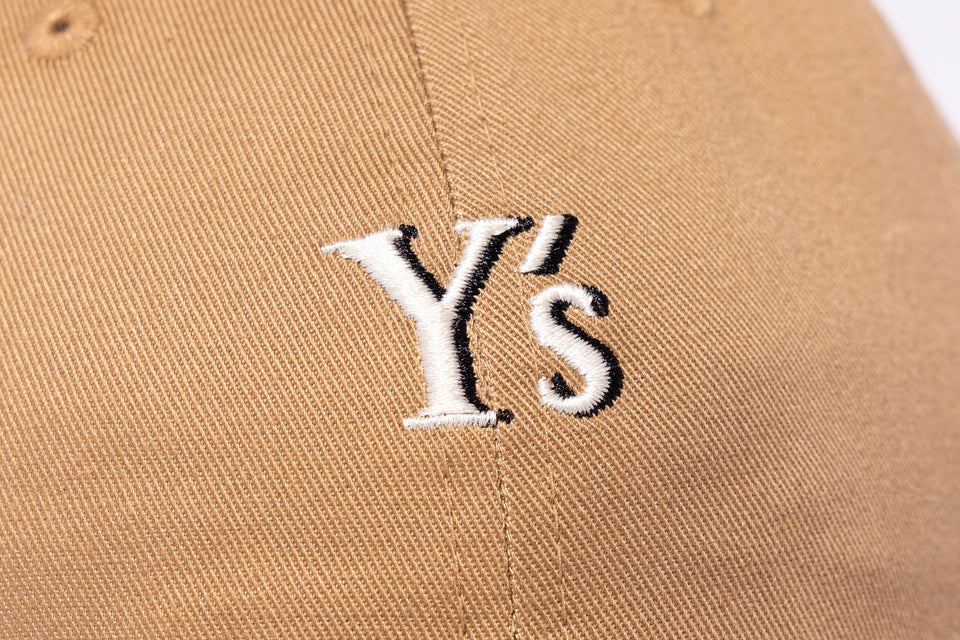 9TWENTY ロングバイザー Y's SS25 アウトラインロゴ カーキ