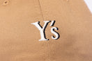9TWENTY ロングバイザー Y's SS25 アウトラインロゴ カーキ