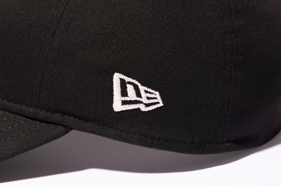 9TWENTY ロングバイザー Y's SS25 アウトラインロゴ ブラック