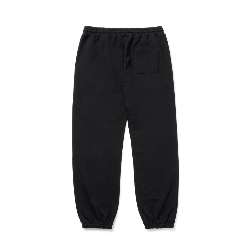 裏毛 スウェット パンツ Y's SS25 アウトラインロゴ ブラック