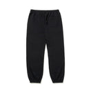 裏毛 スウェット パンツ Y's SS25 アウトラインロゴ ブラック