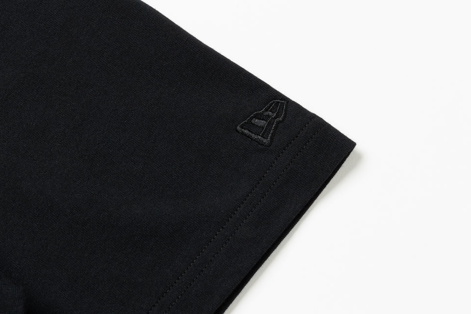 半袖 コットン Tシャツ Y's SS25 ミニロゴ ブラック レギュラーフィット