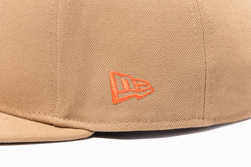 9FIFTY KAMAITACHI かまいたち カレッジロゴ カーキ