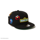 キッズ Youth 9FIFTY SESAME STREET セサミストリート オールオーバー ブラック