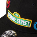 キッズ Youth 9FIFTY SESAME STREET セサミストリート オールオーバー ブラック