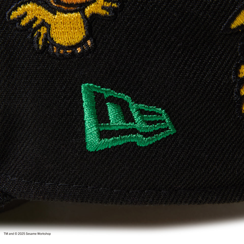 キッズ Youth 9FIFTY SESAME STREET セサミストリート オールオーバー ブラック