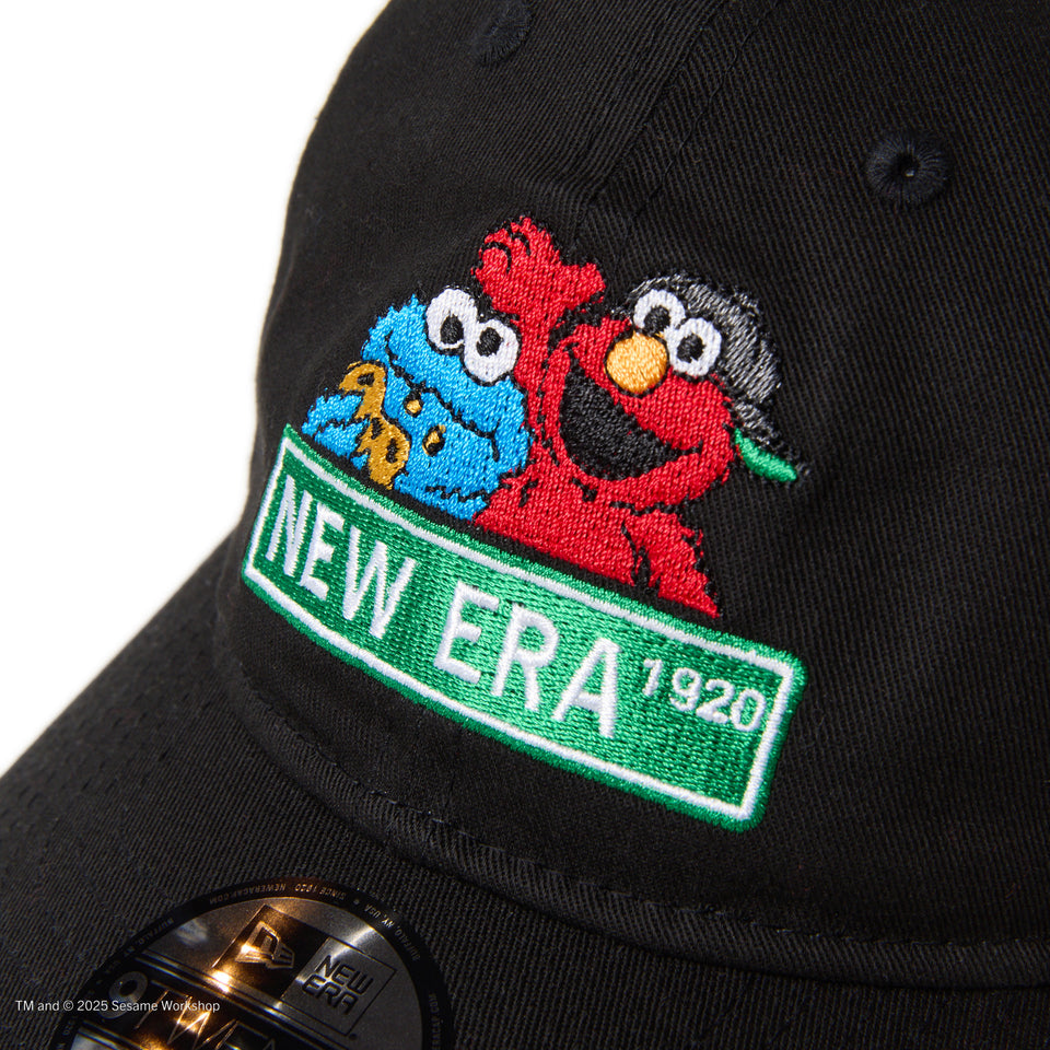 キッズ Youth 9TWENTY SESAME STREET セサミストリート NEW ERA ブラック