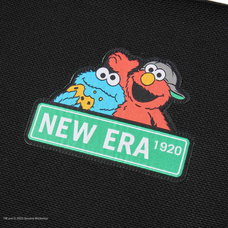 ニットトートバッグ SESAME STREET セサミストリート NEW ERA ブラック