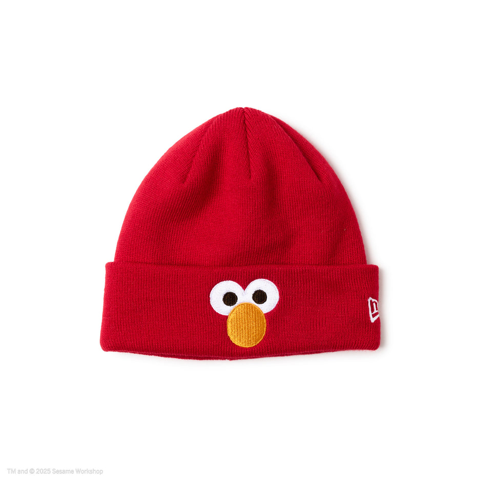 キッズ Kid's ベーシック カフニット SESAME STREET セサミストリート Elmo エルモ レッド