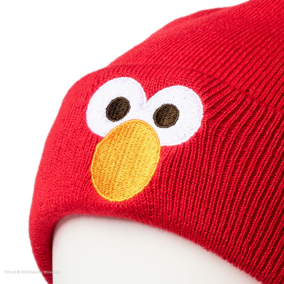 キッズ Kid's ベーシック カフニット SESAME STREET セサミストリート Elmo エルモ レッド