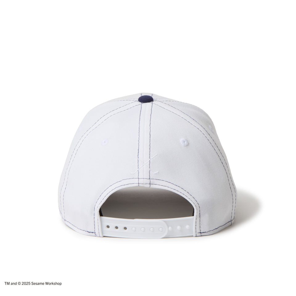 9FIFTY ストレッチスナップ SESAME STREET セサミストリート Golf is Good ホワイト ネイビーバイザー | ゴルフ