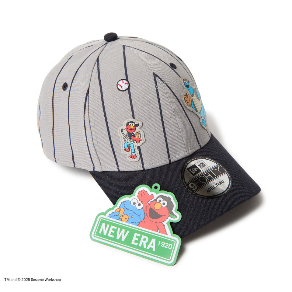 9FORTY SESAME STREET セサミストリート ベースボール グレー ネイビーバイザー