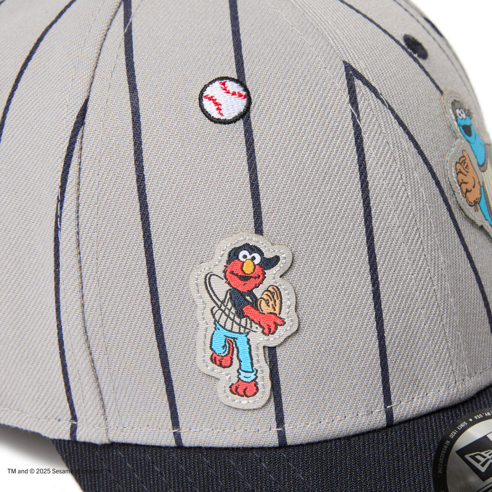 9FORTY SESAME STREET セサミストリート ベースボール グレー ネイビーバイザー