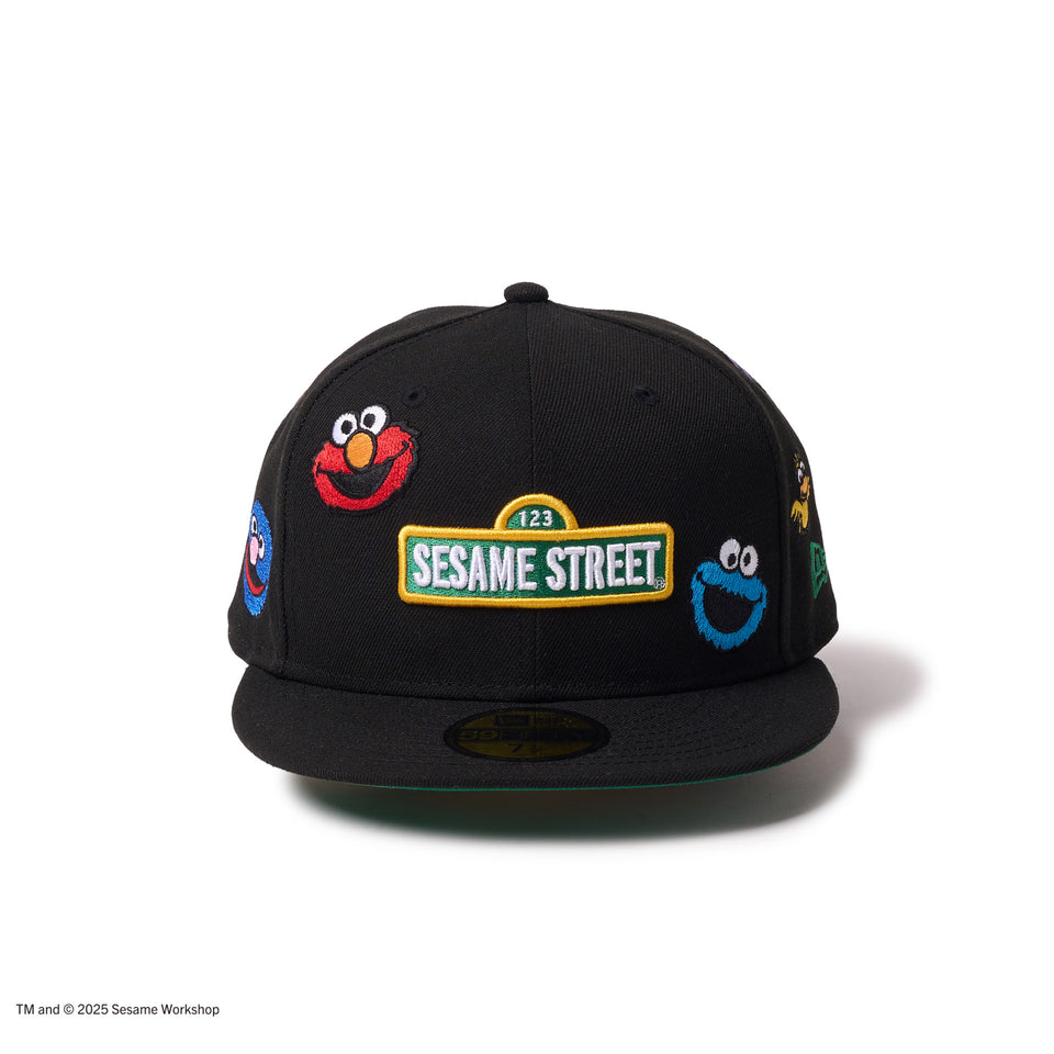 59FIFTY SESAME STREET セサミストリート オールオーバー ブラック