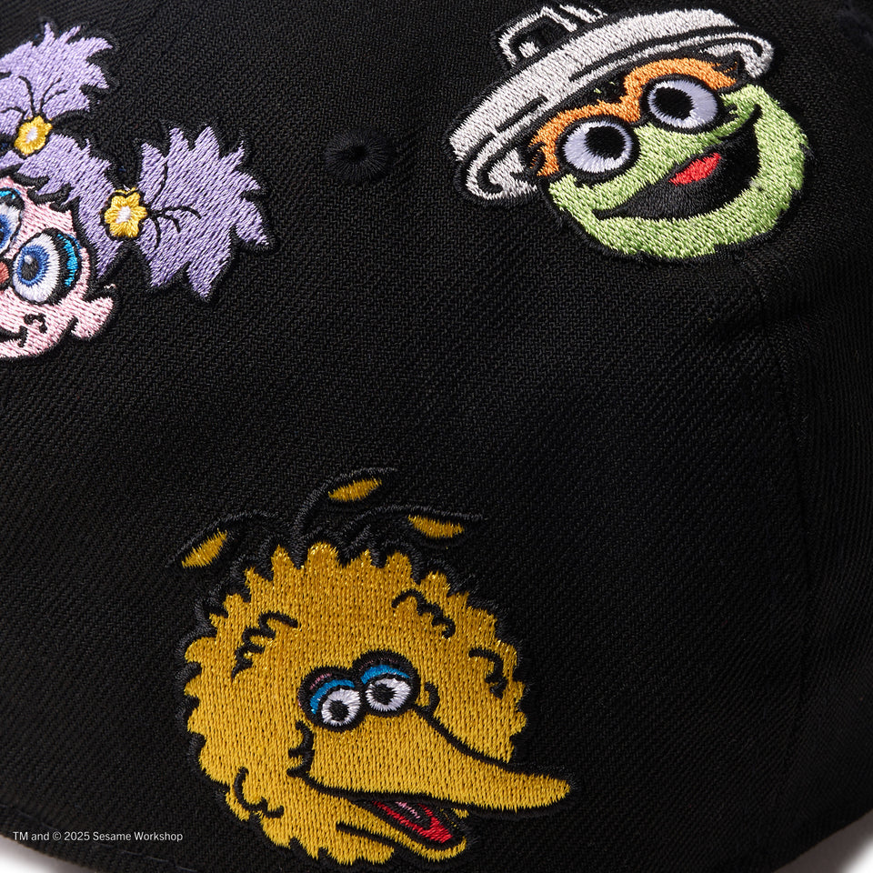 59FIFTY SESAME STREET セサミストリート オールオーバー ブラック