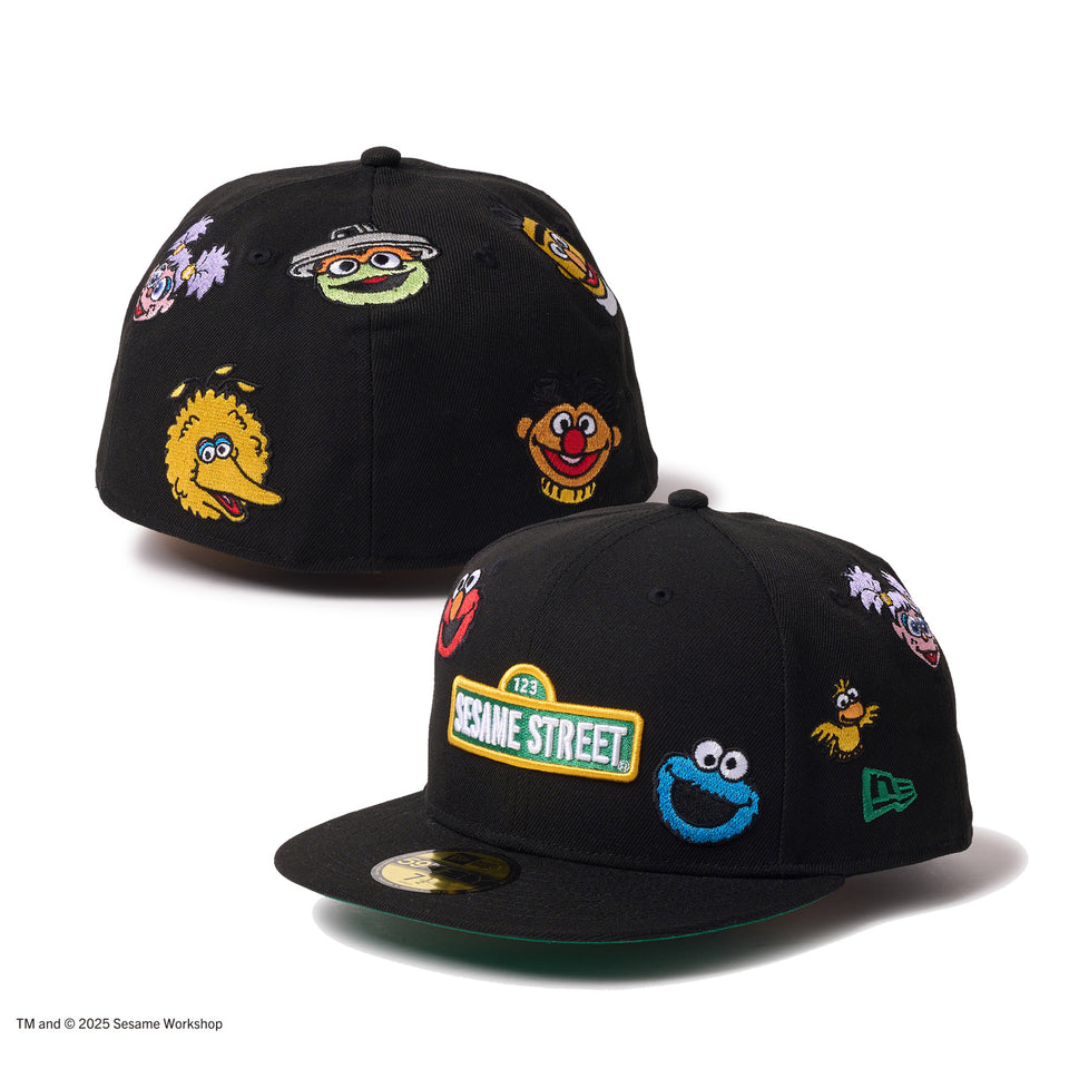 59FIFTY SESAME STREET セサミストリート オールオーバー ブラック