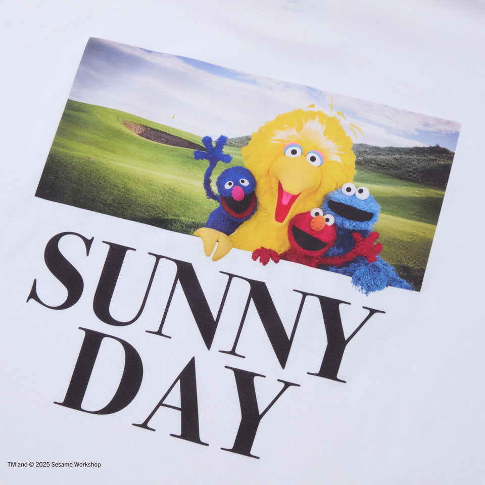 長袖 ミッドネック パフォーマンス Tシャツ SESAME STREET セサミストリート SUNNY DAY ホワイト | ゴルフ