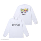 長袖 ミッドネック パフォーマンス Tシャツ SESAME STREET セサミストリート SUNNY DAY ホワイト | ゴルフ