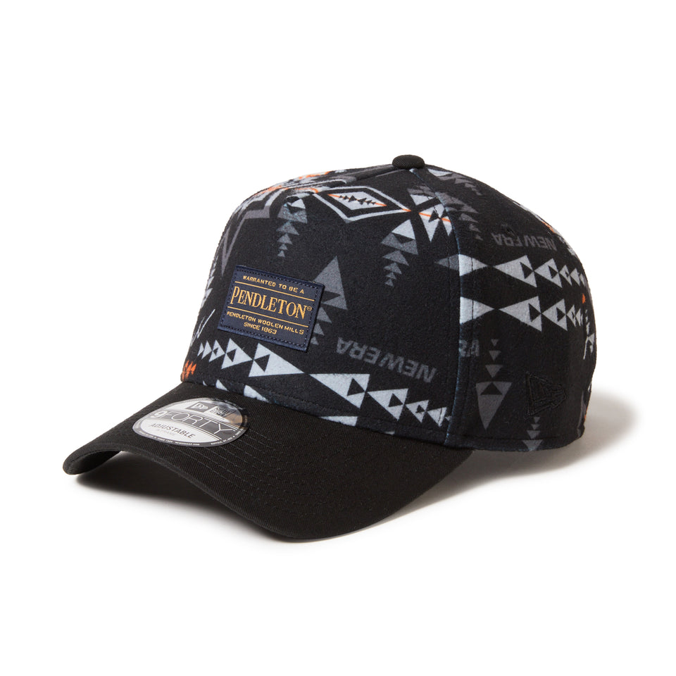 9FORTY A-Frame Pendleton ペンドルトン ブラック フリース | NEW ERA ニューエラ公式オンラインストア