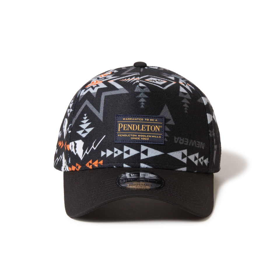 9FORTY A-Frame Pendleton ペンドルトン ブラック フリース | NEW ERA ニューエラ公式オンラインストア