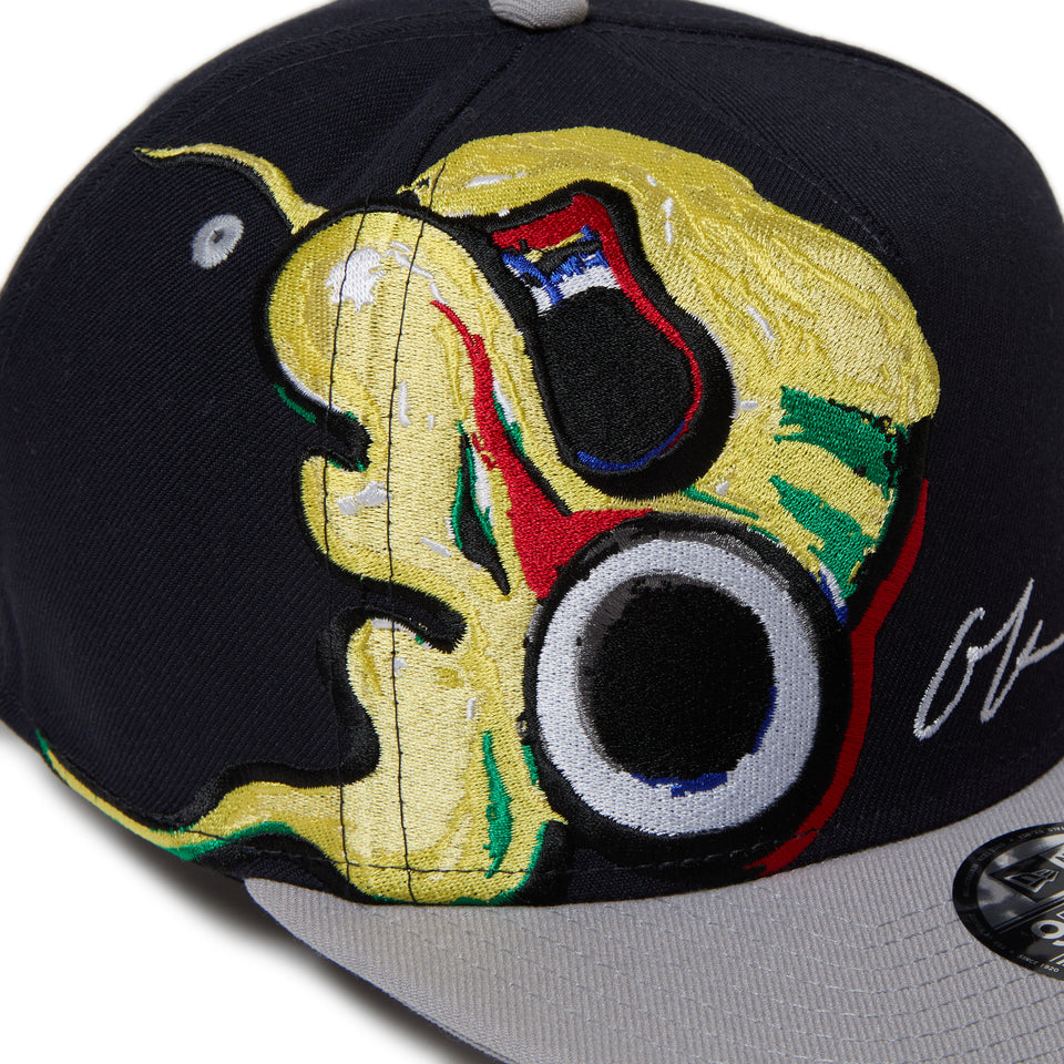 9FIFTY A-Frame TARO OKAMOTO 岡本太郎 にらめっこ ネイビー/グレー | ゴルフ | NEW ERA ニューエラ公式オンラインストア