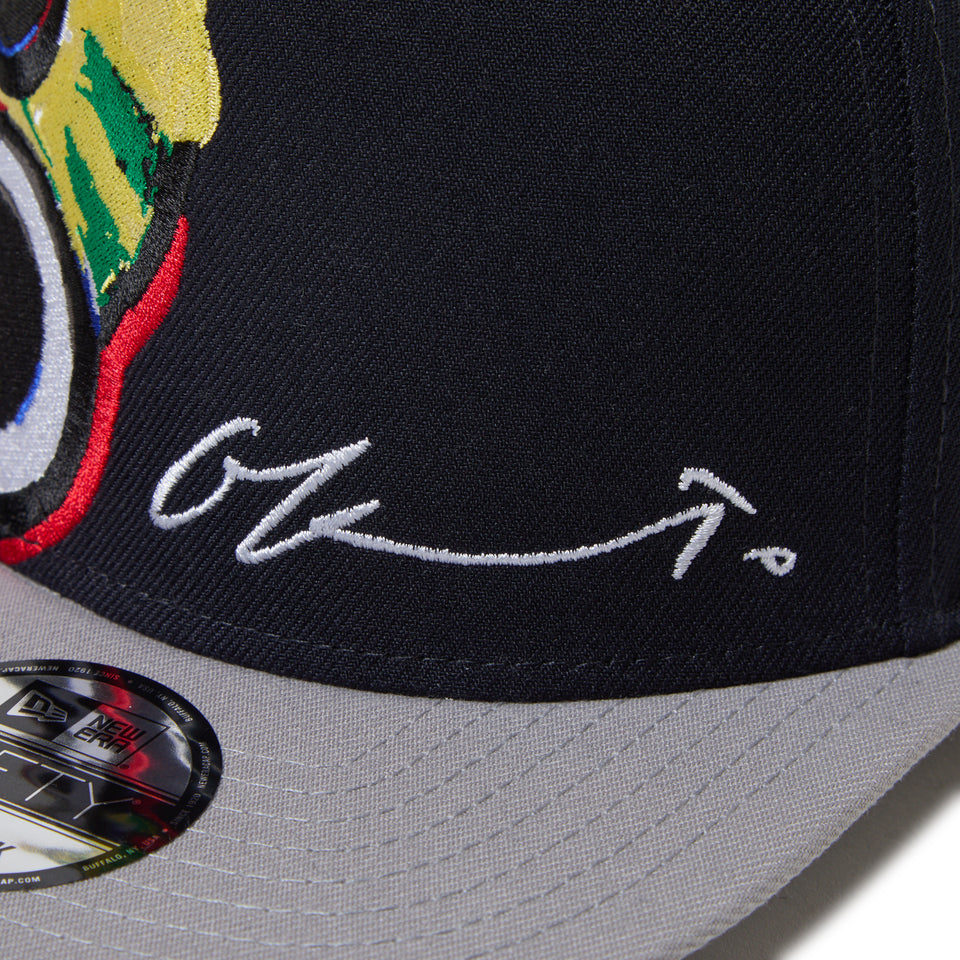 9FIFTY A-Frame TARO OKAMOTO 岡本太郎 にらめっこ ネイビー/グレー | ゴルフ | NEW ERA ニューエラ公式オンラインストア