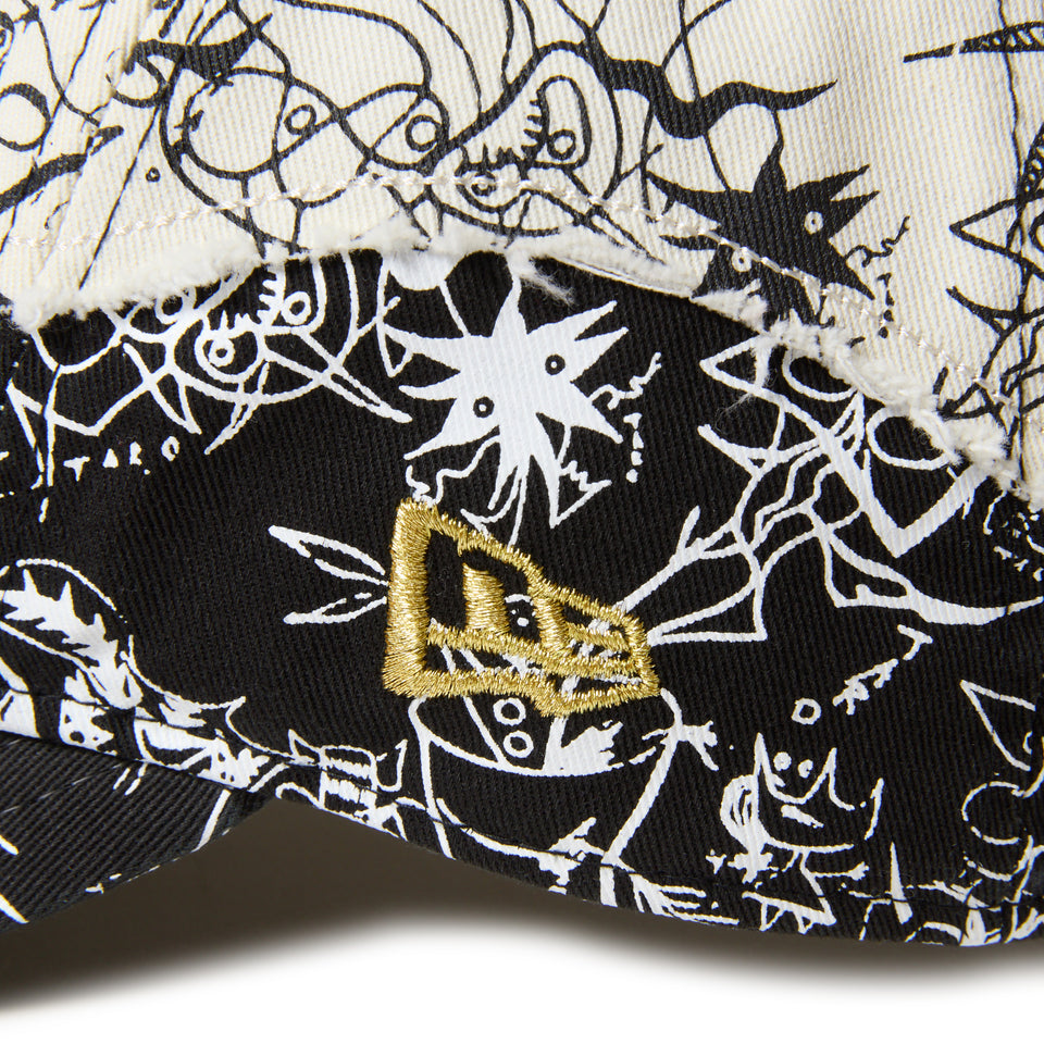 9THIRTY TARO OKAMOTO 岡本太郎 バイザー クロームホワイト/ブラック | NEW ERA ニューエラ公式オンラインストア